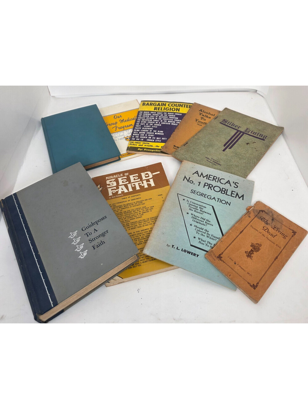 Vintage Religious Booklets Lot of 9 Roberts TL Lowery Segregation Pamphlets
